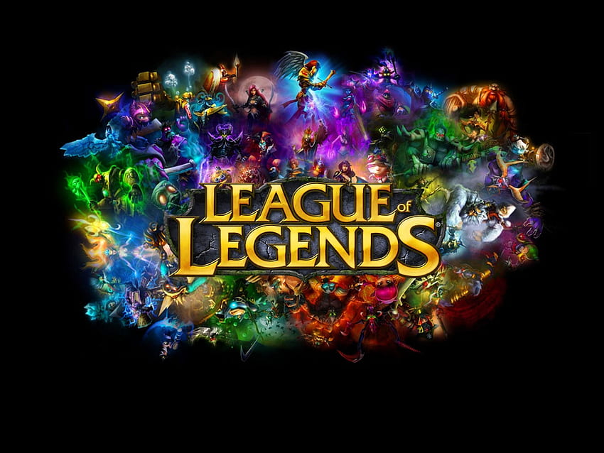 League of Legends-Logo, Garena-Logo HD-Hintergrundbild