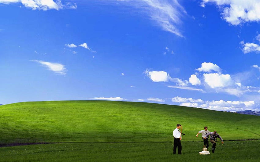 Lustige Glückseligkeit Windows XP HD-Hintergrundbild