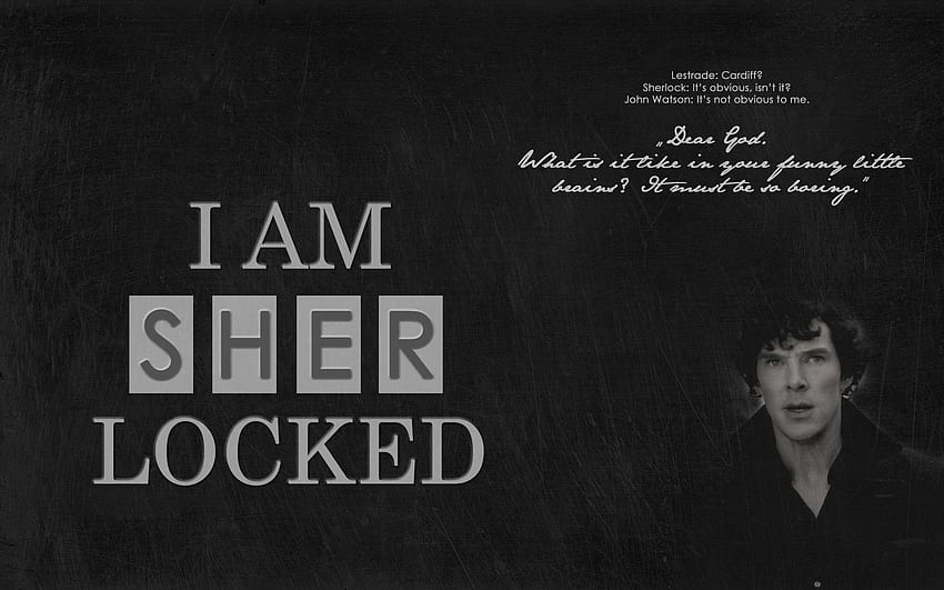 fernseher schwarz grau bbc sherlock holmes detektiv britische serie fernsehserie benedict cumberbatch sherlocked –, Sherlock Computer HD-Hintergrundbild