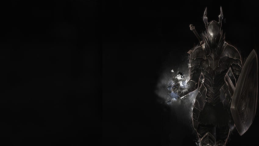Dark Souls Schwarzer Ritter HD-Hintergrundbild