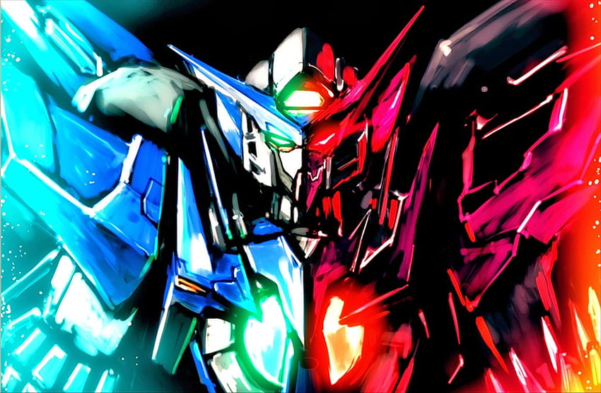 Gundam Exia Dark Matter / Poster - Fanmade, Black Gundam papel de parede HD