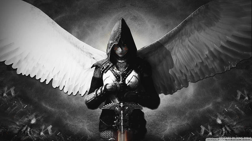 anioł wojownik, anioł, miecz, zbroja, wojownik Tapeta HD