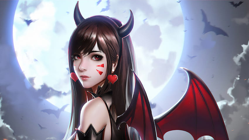 Dva Devil Art HD wallpaper | Pxfuel