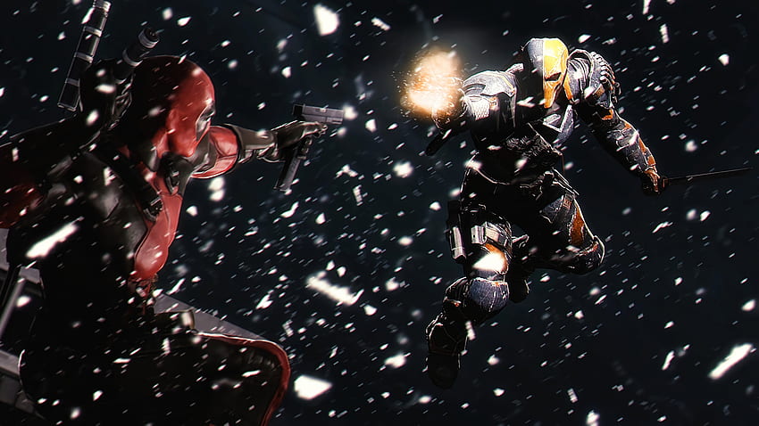 Deadpool vs Deathstroke Marvel Dc HD wallpaper