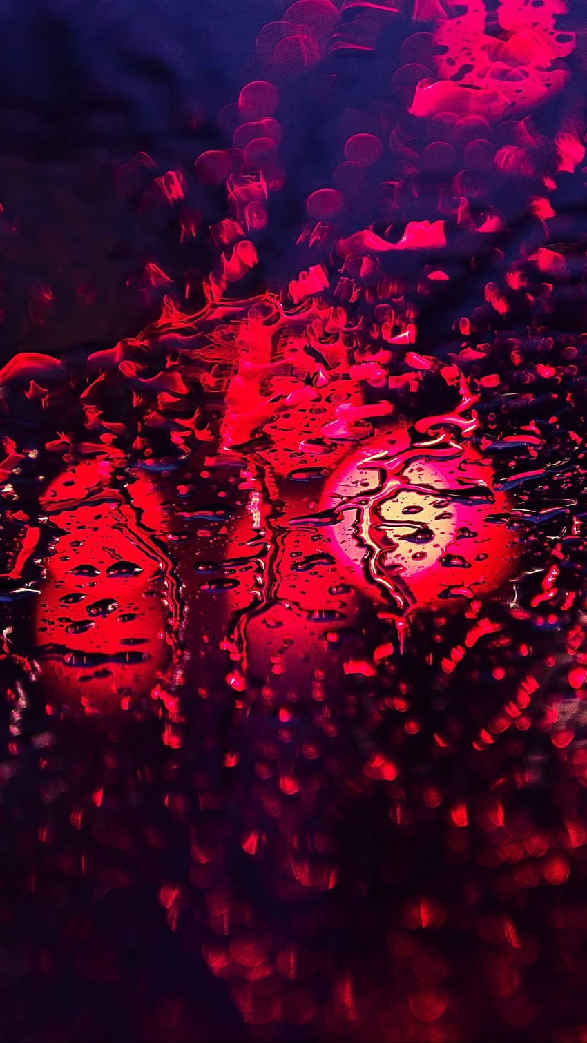 superficie, gotas, rojo samsung galaxy s4, Lenovo Red fondo de pantalla del teléfono