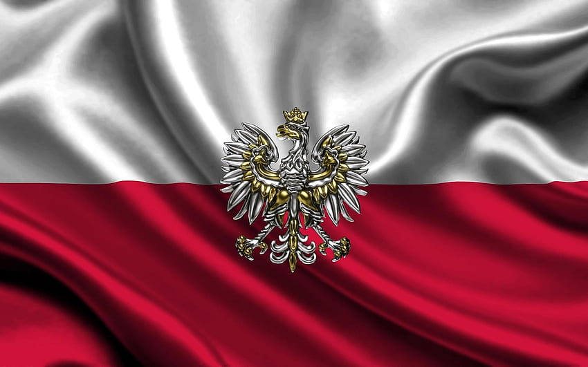 Flaga Polski, biała, flaga Polski, czerwona Tapeta HD