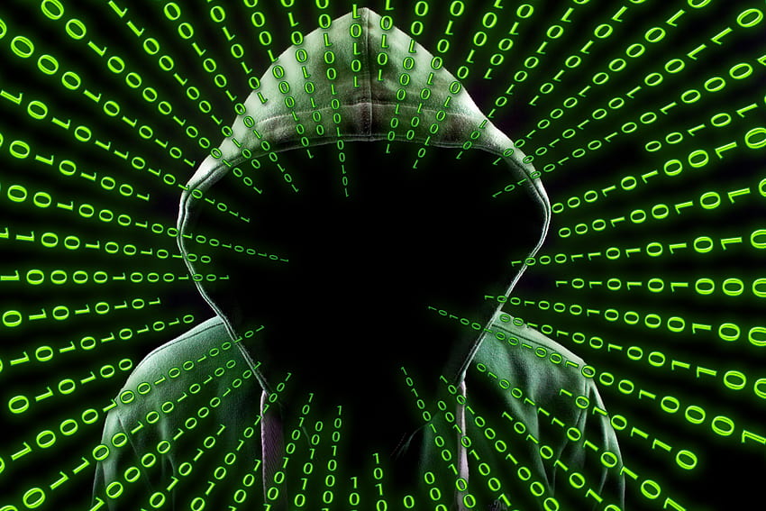 Hacker Attack Binary Code, コンピュータ, , 背景, および , Hacker Green 高画質の壁紙