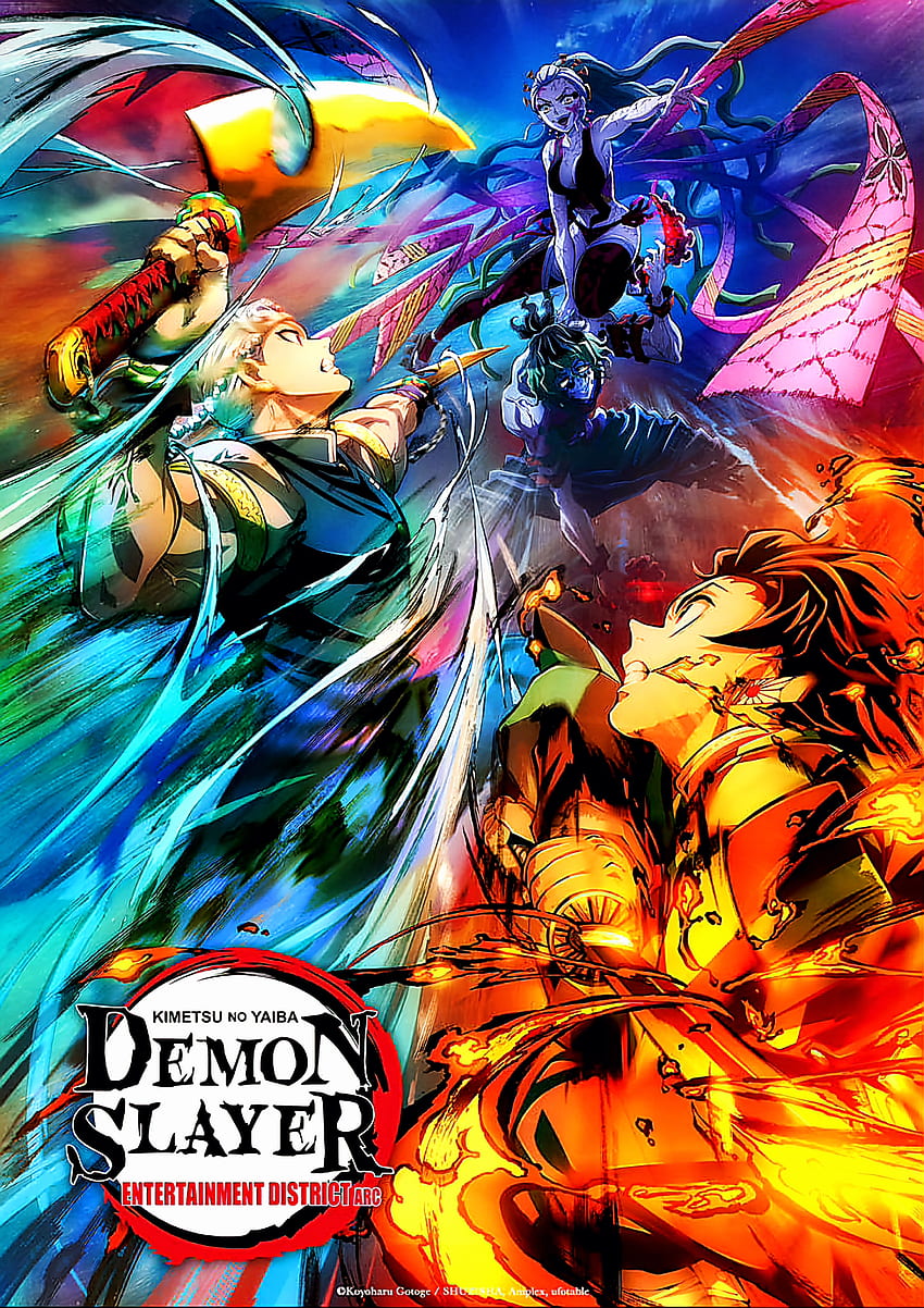 Demon Slayer, art, organism HD phone wallpaper