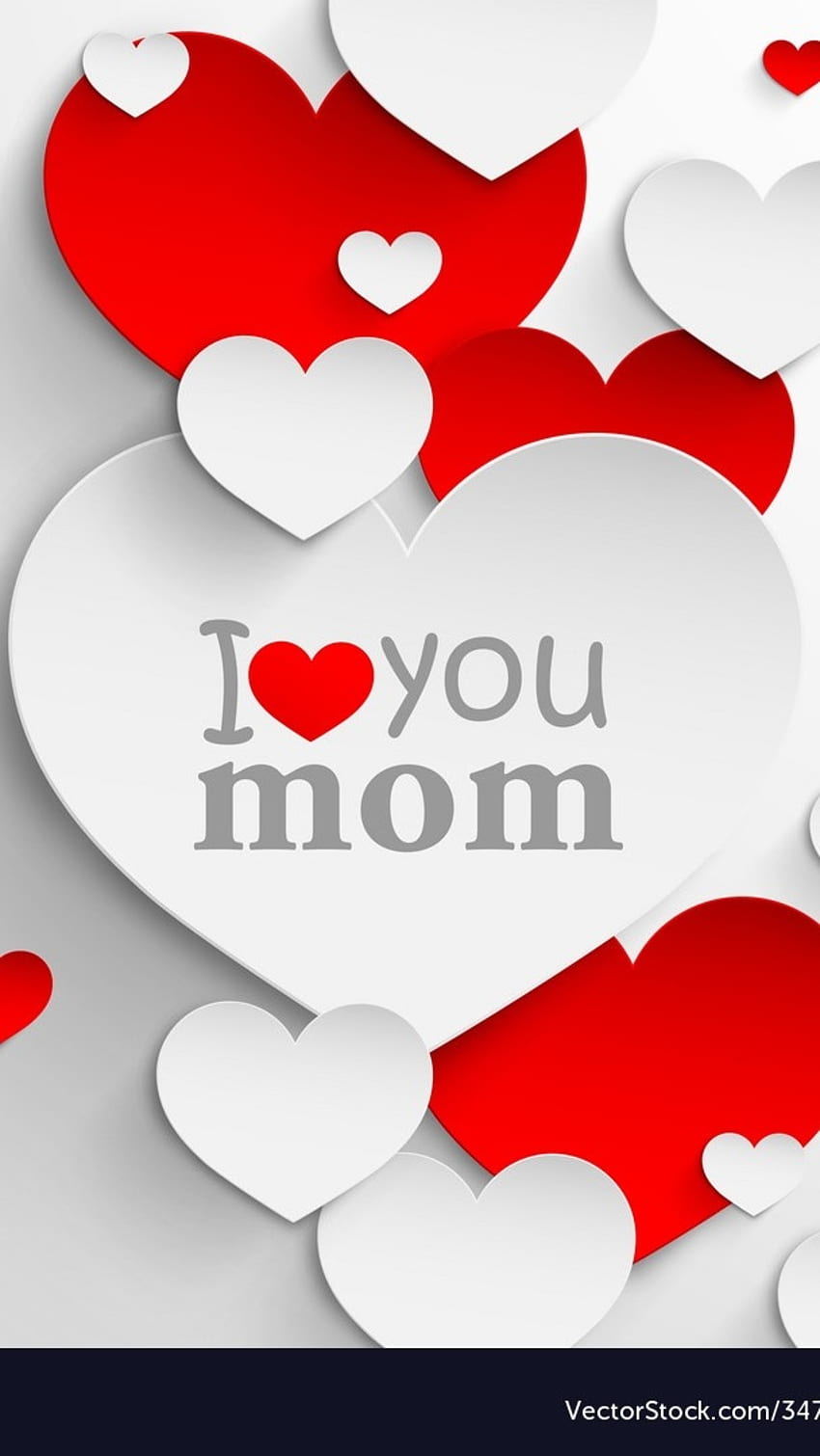 I Love You Mom, Hearts, love HD phone wallpaper | Pxfuel