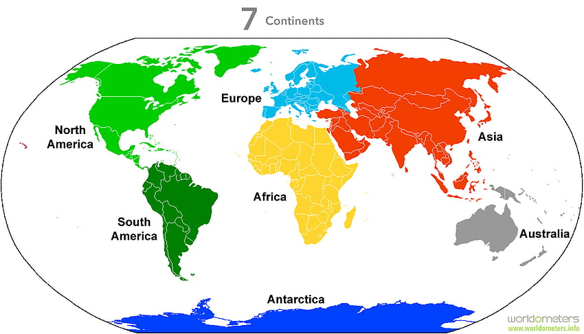 Continente con il maggior numero di paesi, continente asiatico Sfondo HD