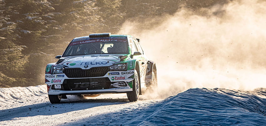 from the Rally Sweden to your phone - ŠKODA, Rallycross HD wallpaper