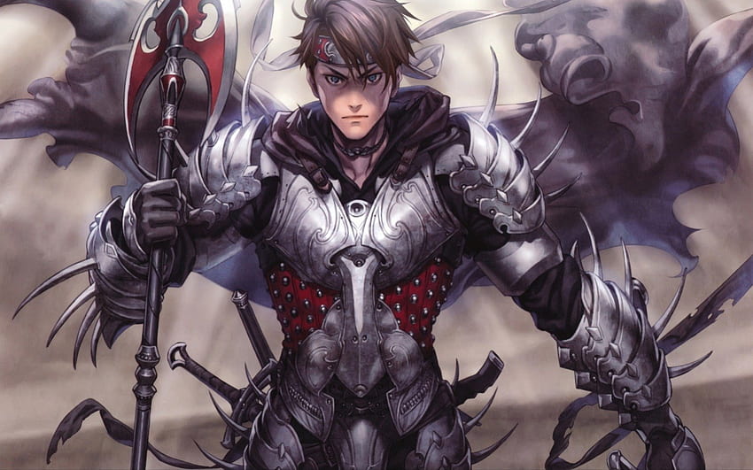 Anime Warrior Ready For Battle, anime, fantasy, battle, axe, warrior HD wallpaper