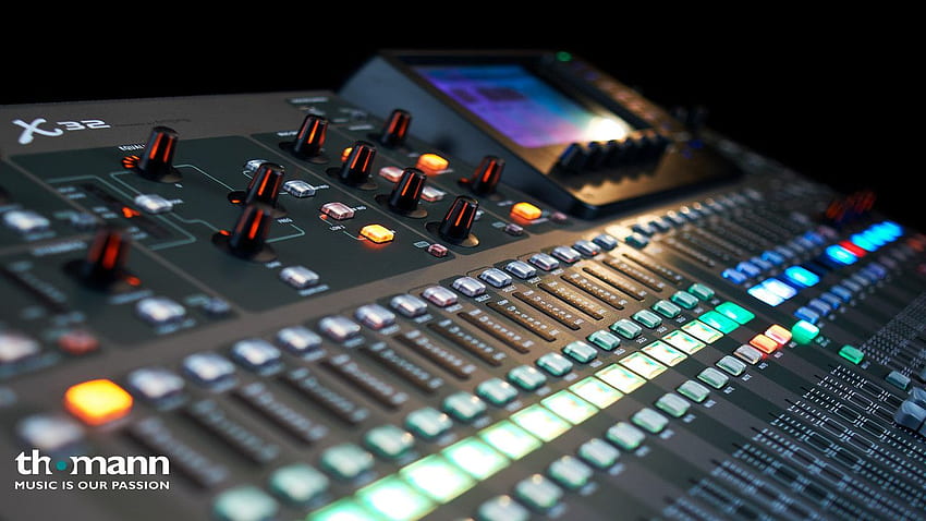 Behringer X32 - Bonnes consoles de mixage, Mixer Sound System Fond d'écran HD