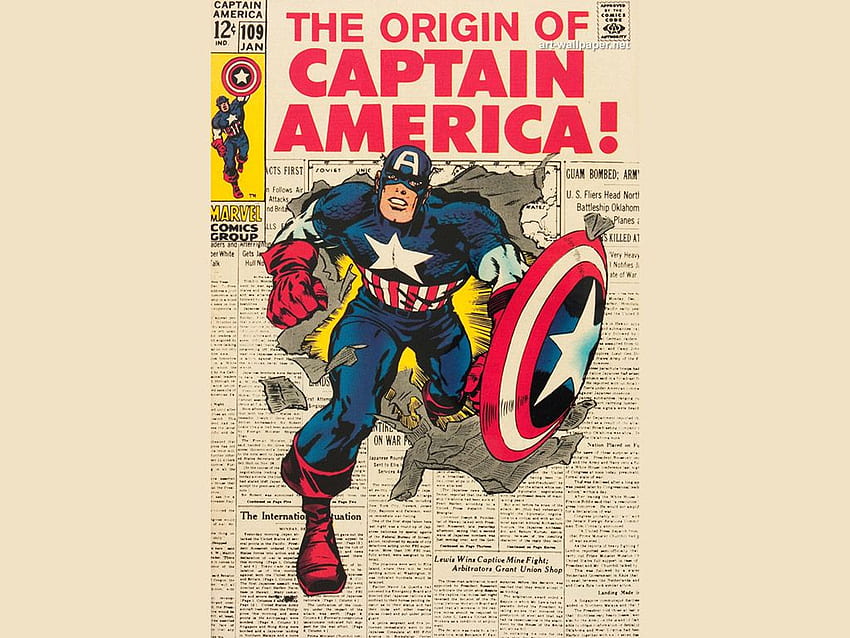 Captain America Captain America Comics Vintage [] for your , Mobile & Tablet. Explore Captain America Comic . Captain America Comic Book, America, Retro Captain America HD wallpaper