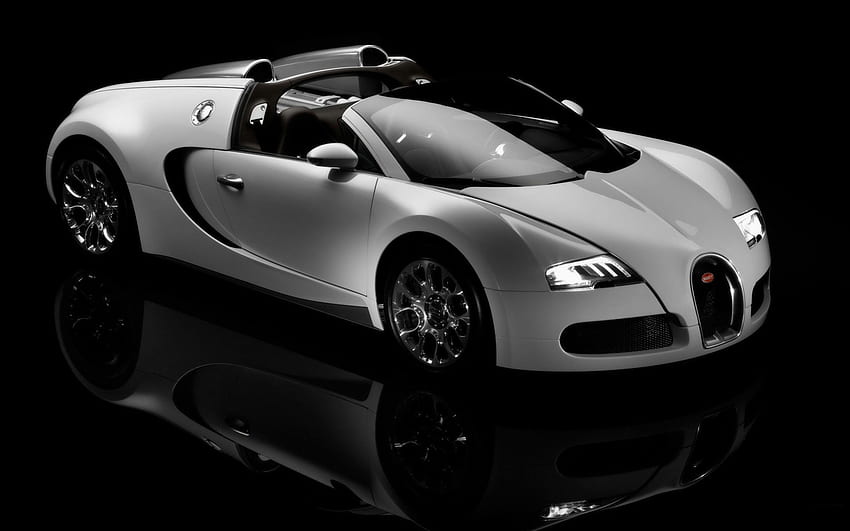 Bugatti Veyron, Veyron, weißer Bugatti Veyron, weißer Veyron HD-Hintergrundbild