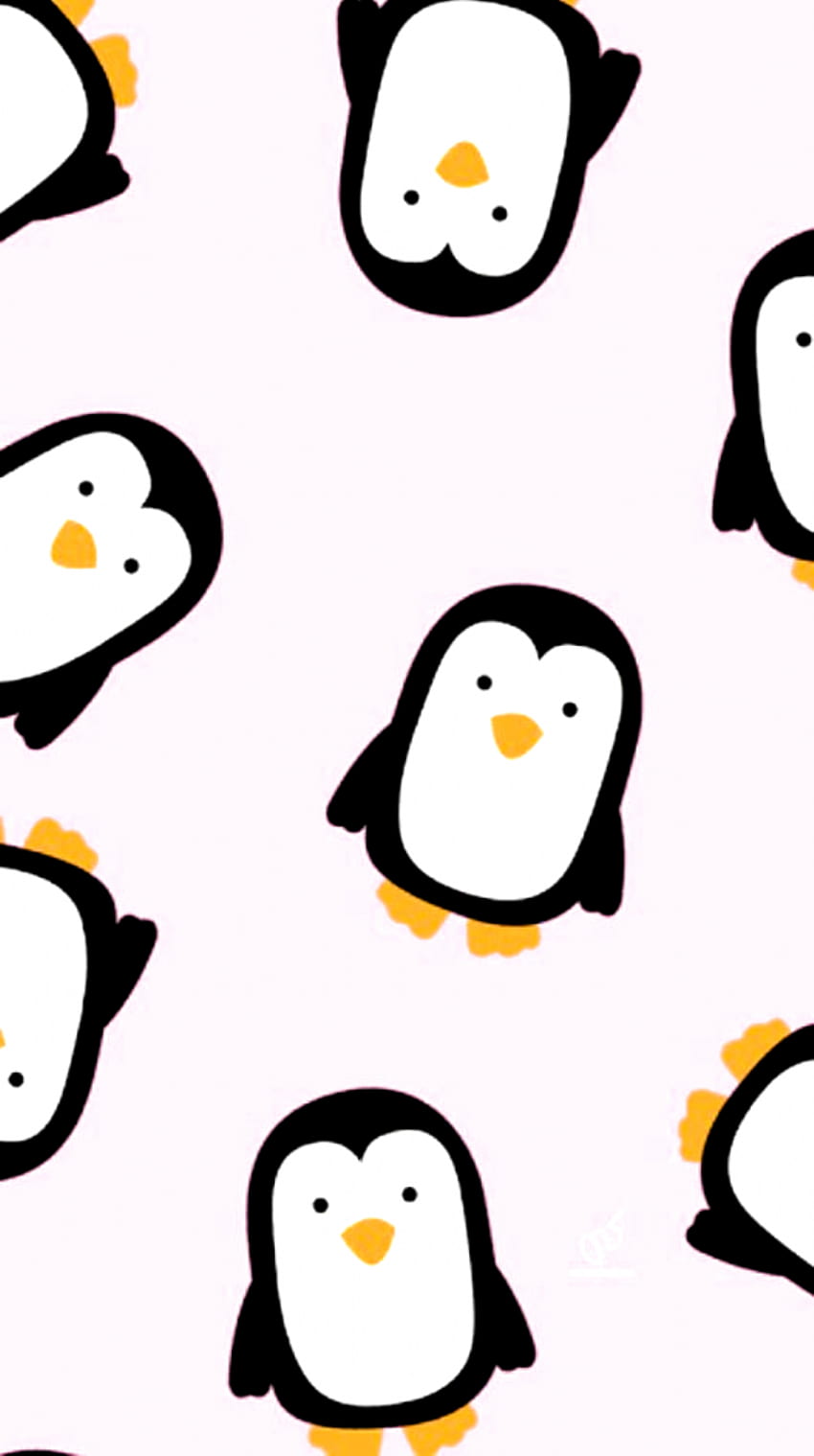 cute cartoon penguin wallpaper