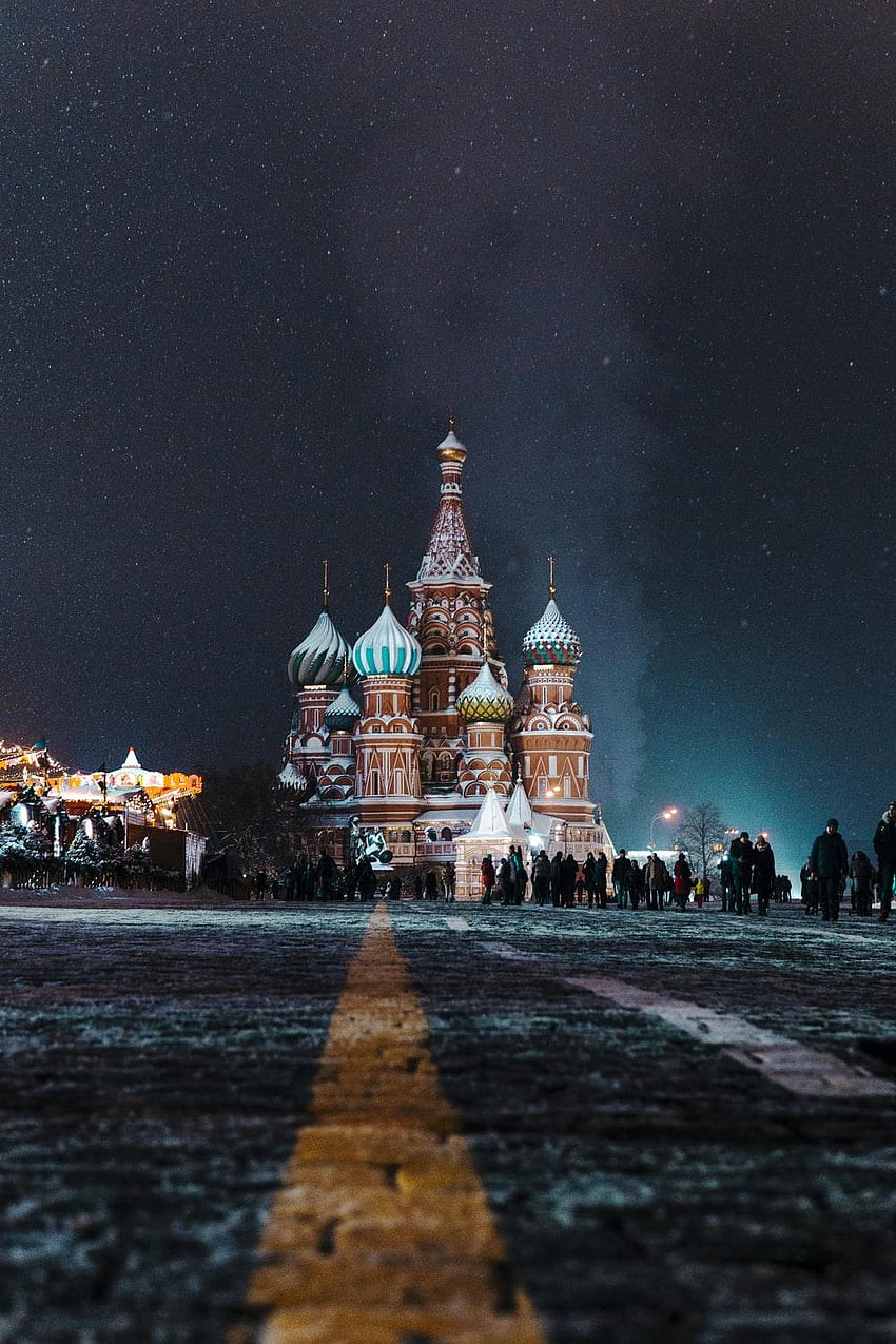 iPhone de Rusia, iPhone de la Plaza Roja fondo de pantalla del teléfono