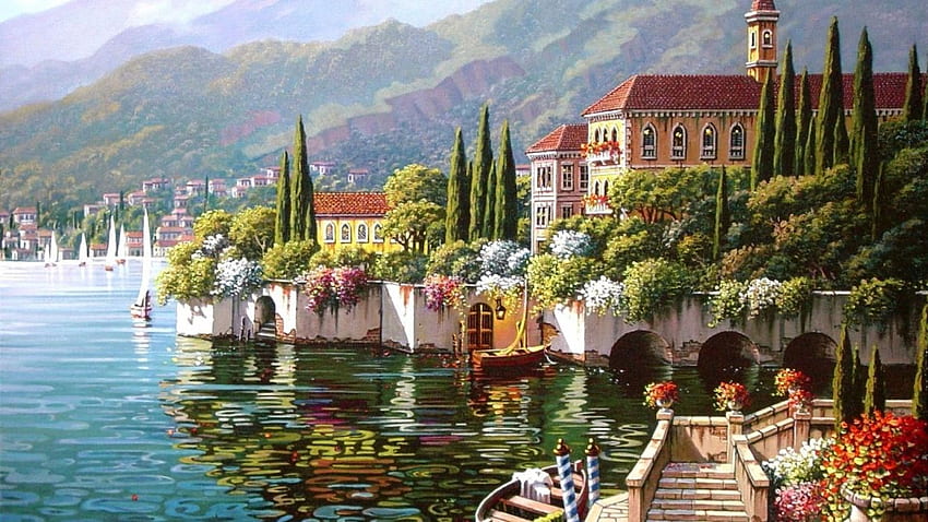 Varenna - Lake Como Italy . . 1199710 HD wallpaper