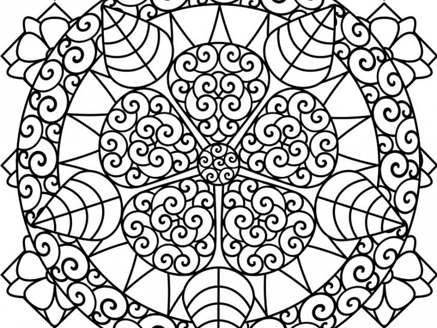 Adult Coloring Books, All The (not so new) Rage - The Crayon Initiative, Abstract Adult Coloring HD wallpaper