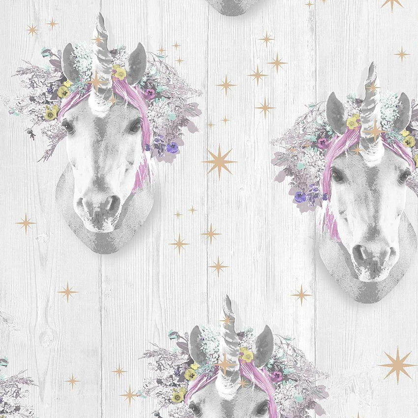 Graham & Brown Fresco Unicorn - 105977, Purple Unicorn HD phone wallpaper