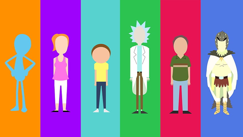 My minimalist Rick and Morty character collection. Rick and morty characters, Rick and morty drawing, Rick and morty stickers HD wallpaper