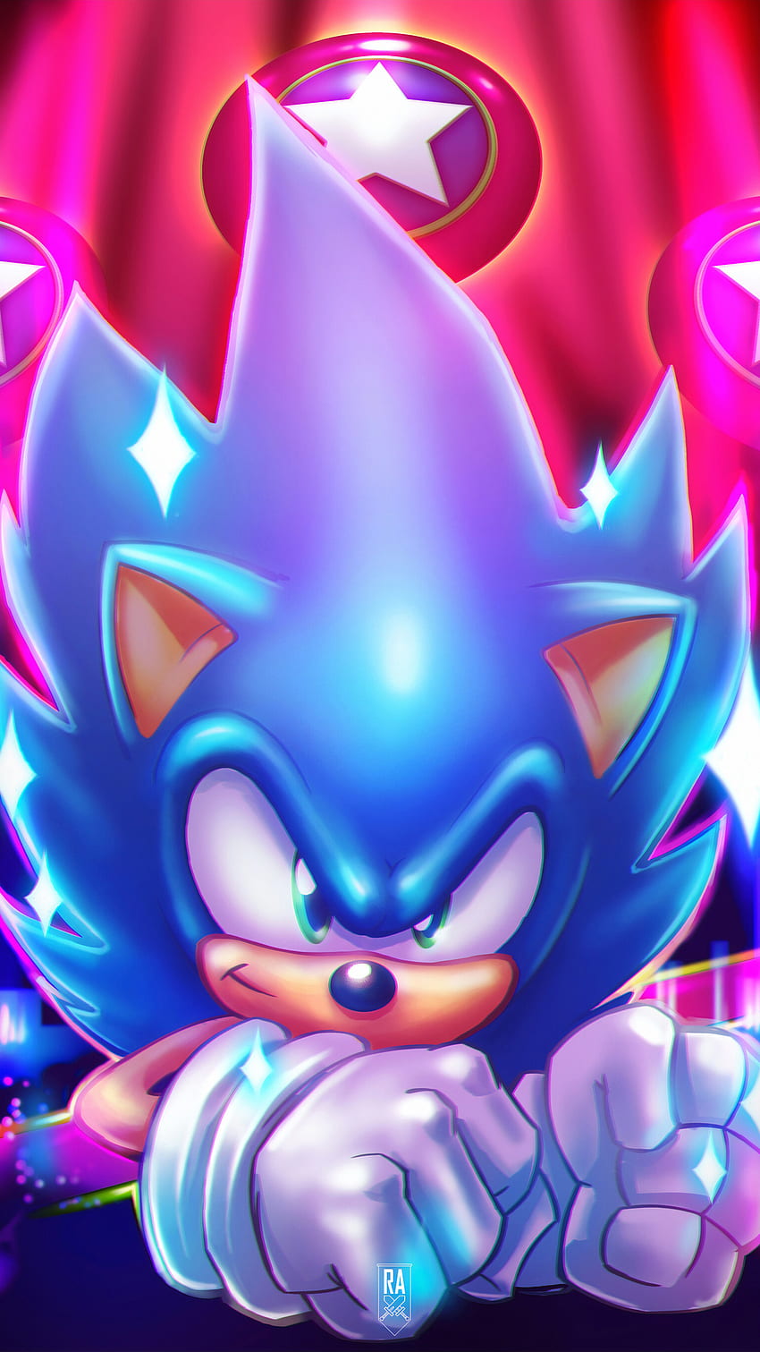 ArtStation - sonic the hedgehog 2 super sonic