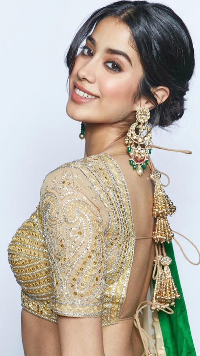 Janhvi Kapoor, Piękna, bohaterka Tapeta na telefon HD
