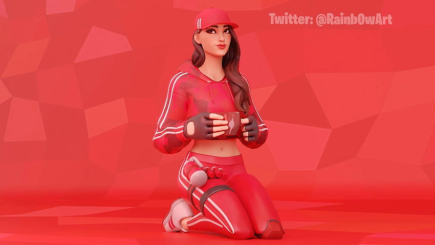 Relaxed Ruby” - This was a render that was requested to me, Ruby Fortnite Skin HD wallpaper