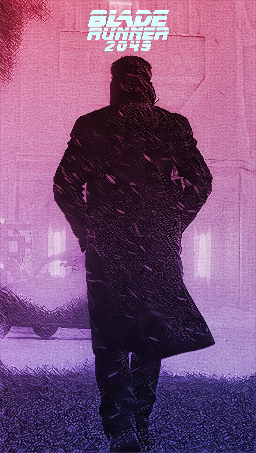 Blade Runner 2049 I made on my phone. Thought you guys might like it.: bladerunner HD phone wallpaper