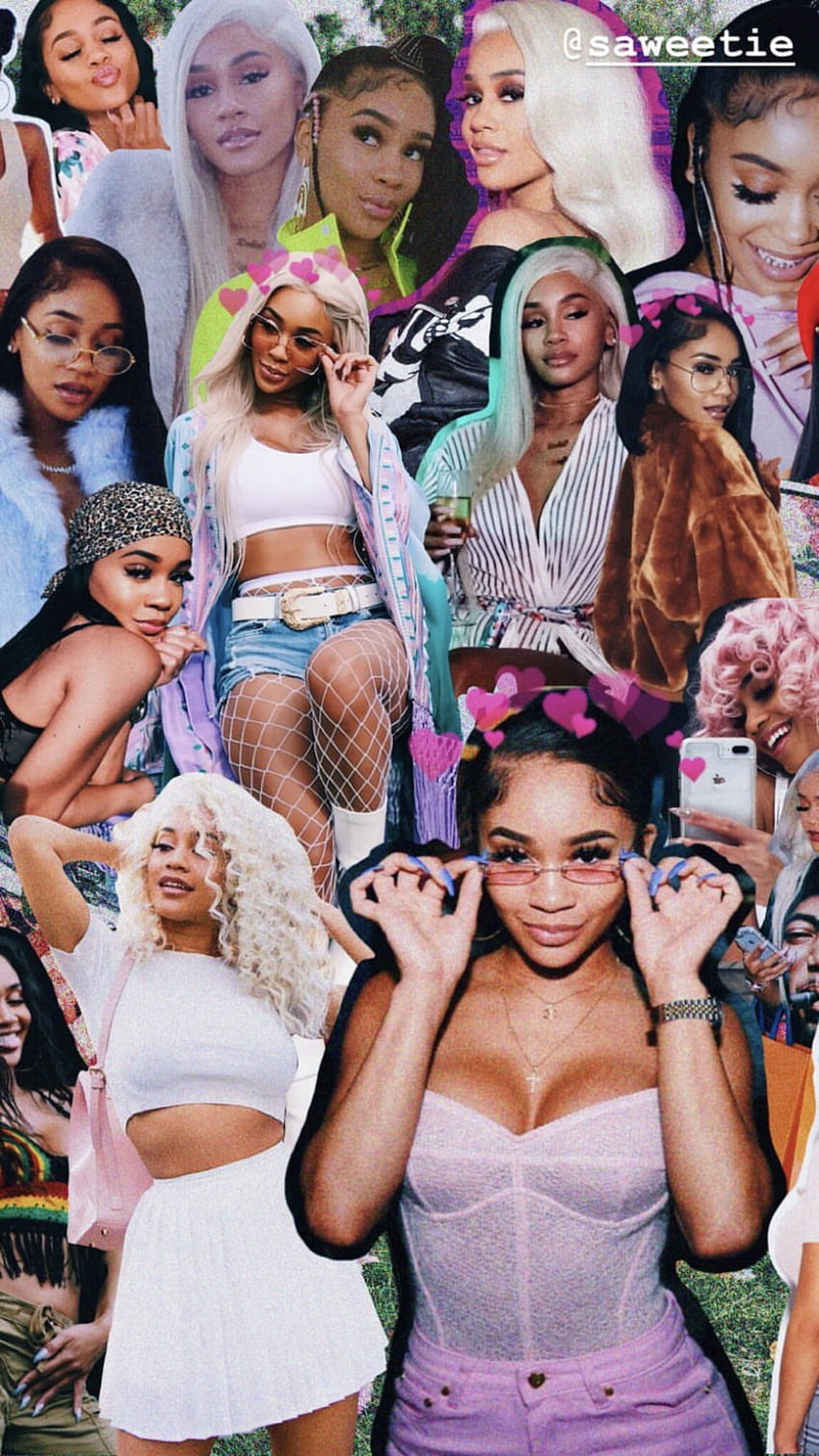 Girl Rappers, Rapper Collage HD phone wallpaper