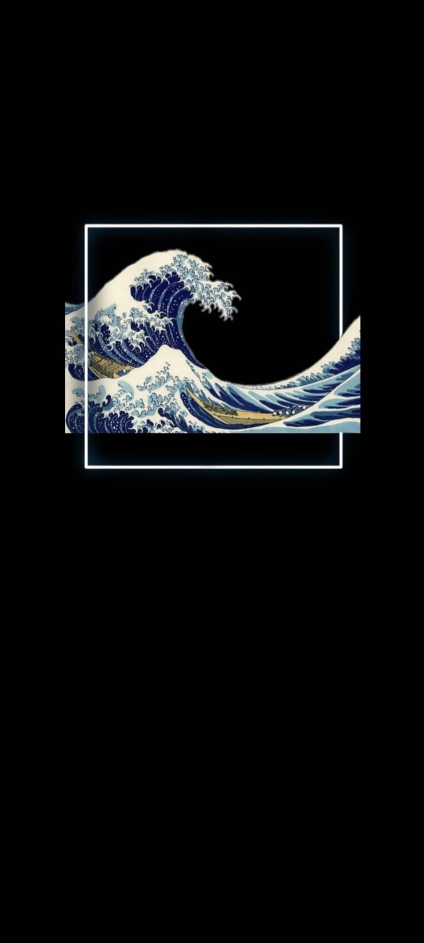 Kanagawa The Big Wave, Amoled, Kunst, Meer HD-Handy-Hintergrundbild