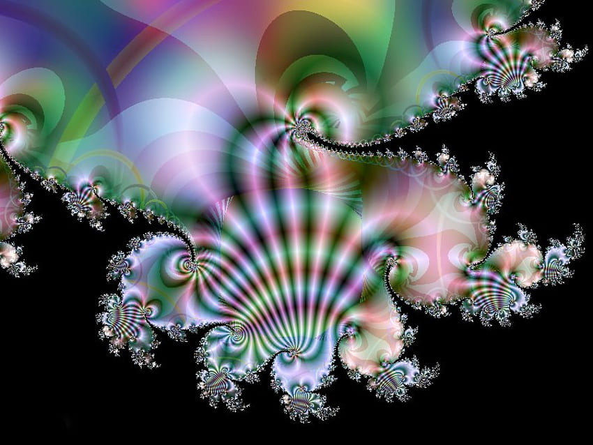 satin toes, satiny, colors, fractal, abstract HD wallpaper