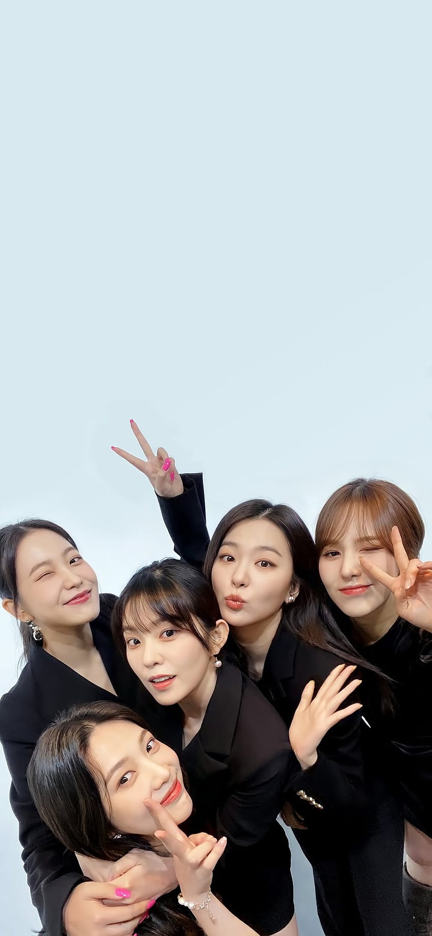Red Velvet Lockscreen / Twitter, Red Velvet Group HD тапет за телефон