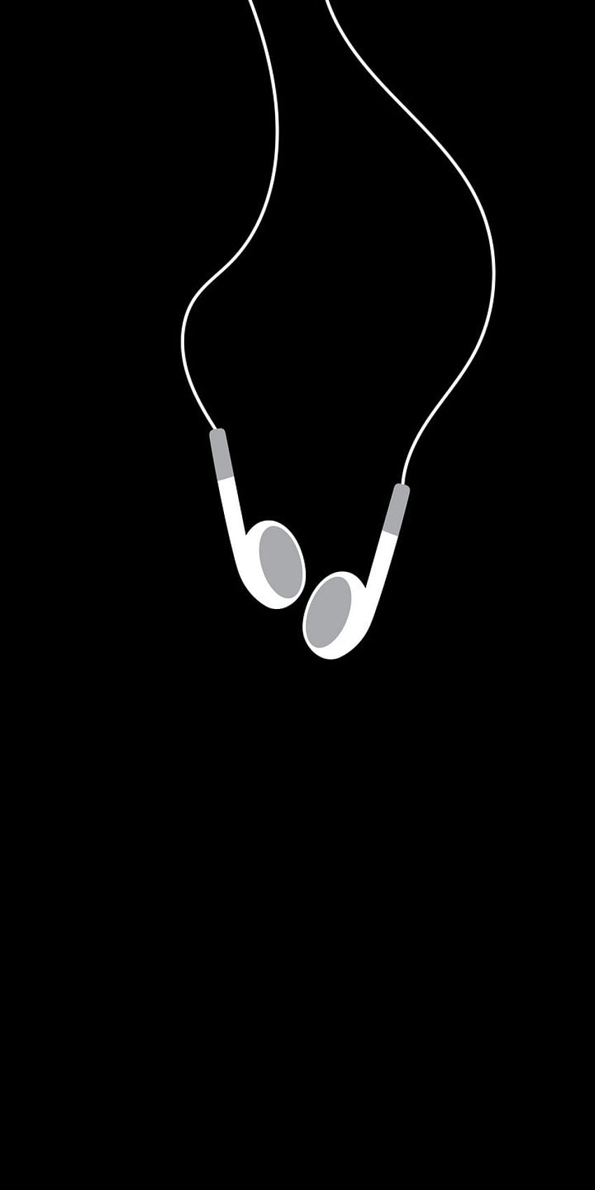 music background, symbol, headphone HD phone wallpaper