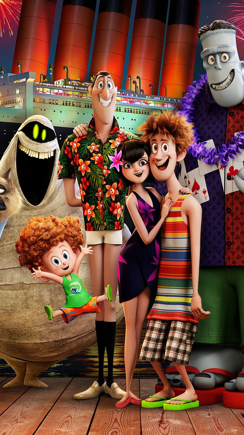 Hotel Transylvania 3: วันหยุดฤดูร้อน Hotel transilvânia, de desenhos animados, ดิสนีย์โฟฟา วอลล์เปเปอร์โทรศัพท์ HD