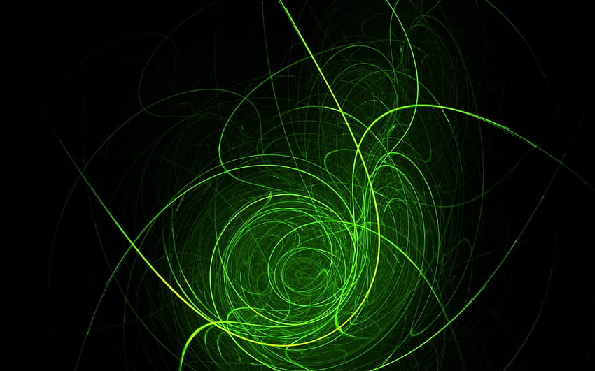 светлозелен абстрактен дим кръгове мигащи дупки разхвърляни завихрящи се линии градиент пламък подкова nyan rend HD тапет