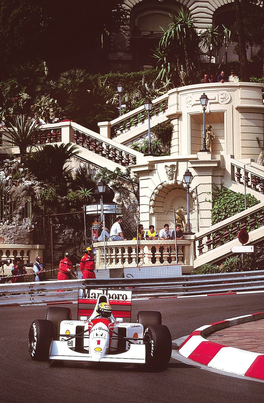 Аертон Сена, Гран при на Монако. Ayrton senna, Senna, Ayrton, Classic F1 HD тапет за телефон