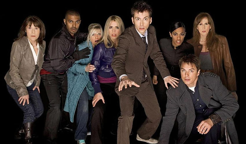 Dr. Who & Crew, rose, donna, doctor who, jackie, tenth doctor HD wallpaper