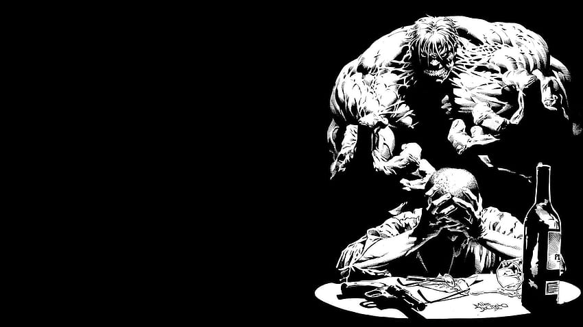 The hulk black and white Background 19890 [] for your , Mobile & Tablet.  Explore Comic Book for . Comic Book Art , Comic Book HD wallpaper | Pxfuel