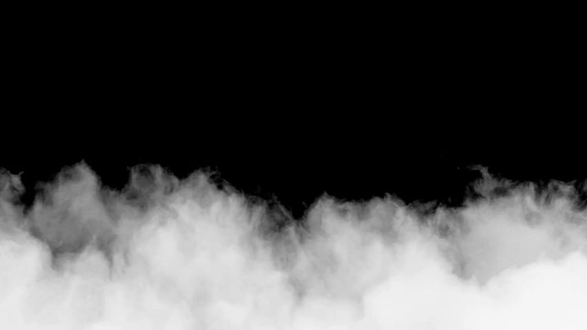 Fumée, nuages ​​de fumée noirs et blancs Fond d'écran HD