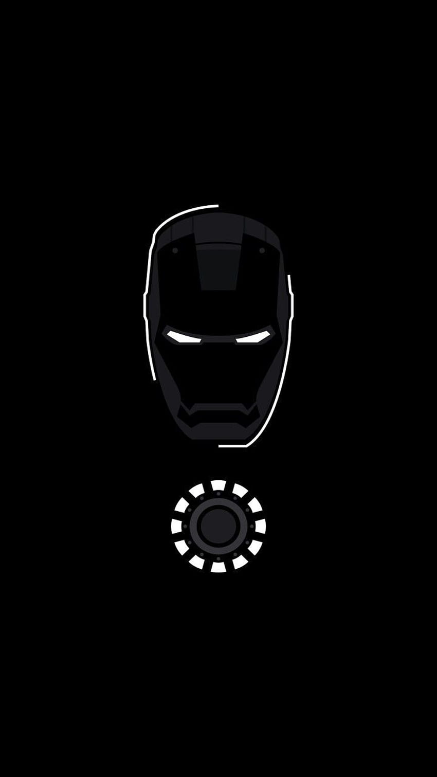 Iron Man Silhouette, Iron Man Technology HD phone wallpaper