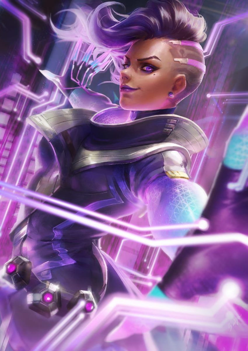 Overwatch, Sombra (Overwatch) / and Mobile Background HD phone wallpaper