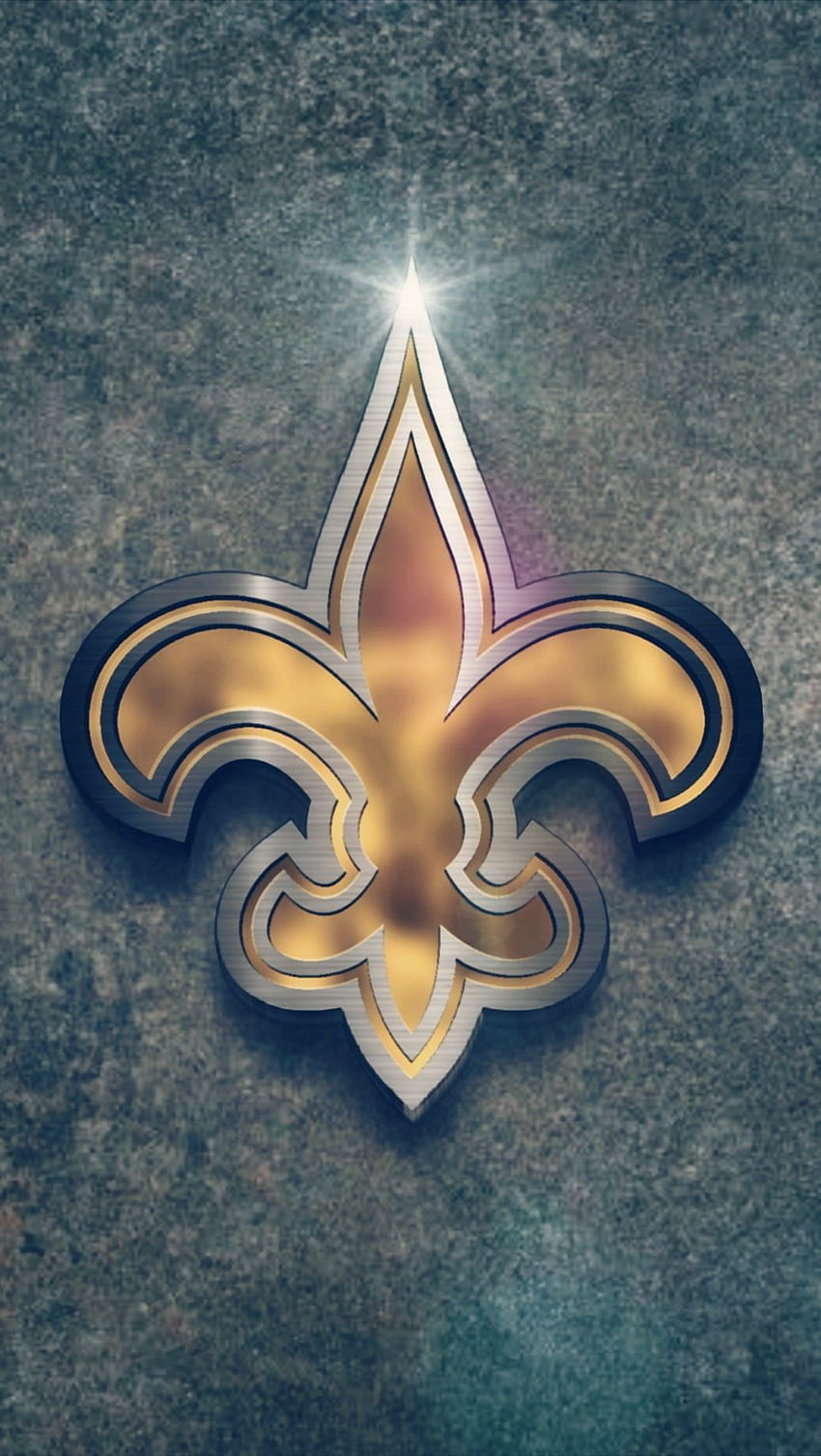 Logo NFL New Orleans. New orleans saints logo, New orleans saints football, Nfl football art, NFL Football Teams Papel de parede de celular HD