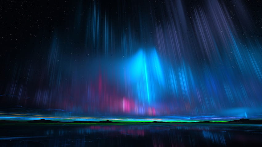 Aurora boreal 1440P fondo de pantalla