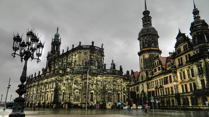 Cathedrals of Germany. Cathedral In Dresden Germany HD wallpaper