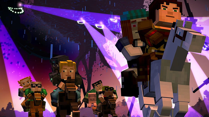 The Wither Storm Mendekati Baru untuk Minecraft: Story Mode: Episode 4 Wallpaper HD