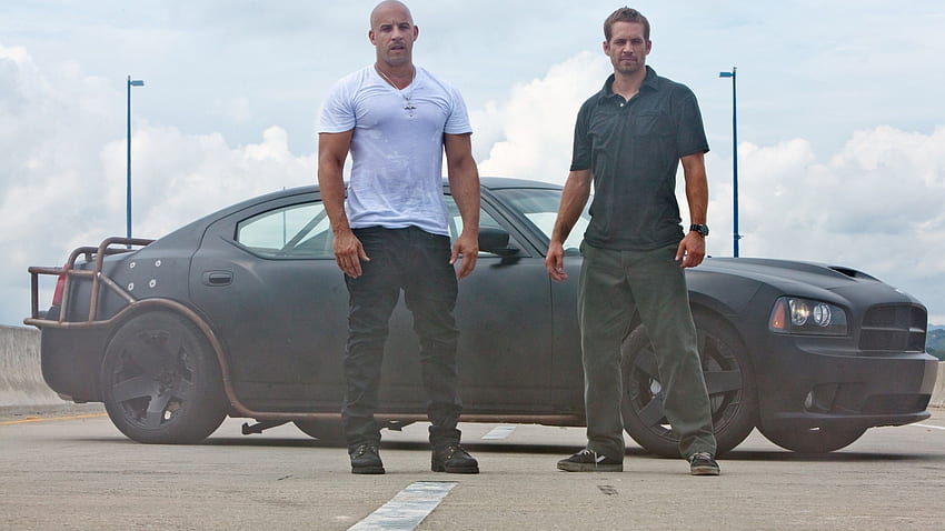 Paul Walker, Vin Diesel, Fast and Furious, Dodge Charger / und mobiler Hintergrund HD-Hintergrundbild