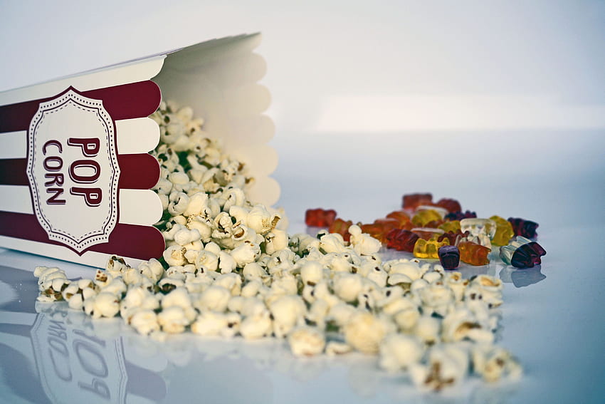 Lebensmittel, Popcorn, Marmelade, Snacks HD-Hintergrundbild