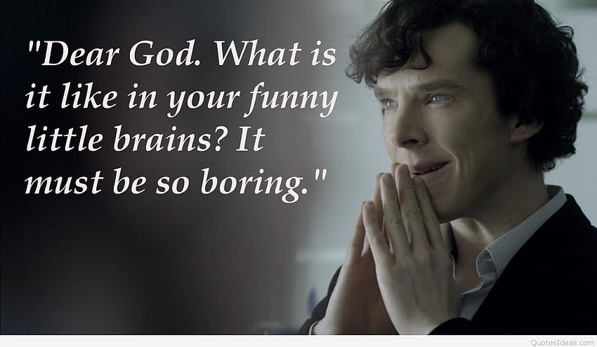 Frases de Sherlock, Frases de Sherlock Holmes fondo de pantalla