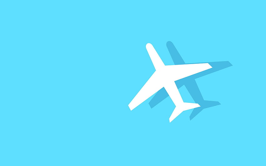Vektor, , Zeichnung, Schatten, Flugzeug, Flugzeug, Grafik HD-Hintergrundbild